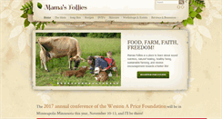 Desktop Screenshot of mamasfollies.com
